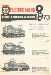 Fleischmann Neuheiten 1973