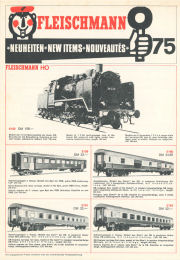 Fleischmann Neuheiten 1975