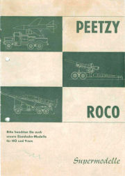 Roco Peetzy Minitanks Katalog